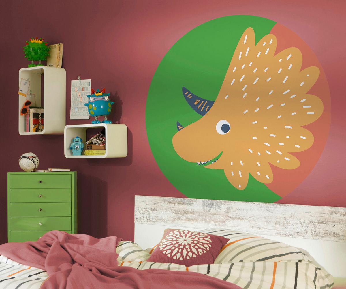 Fototapete D1-066 Little Dino Trice - Multicolor, Trend (128cm)