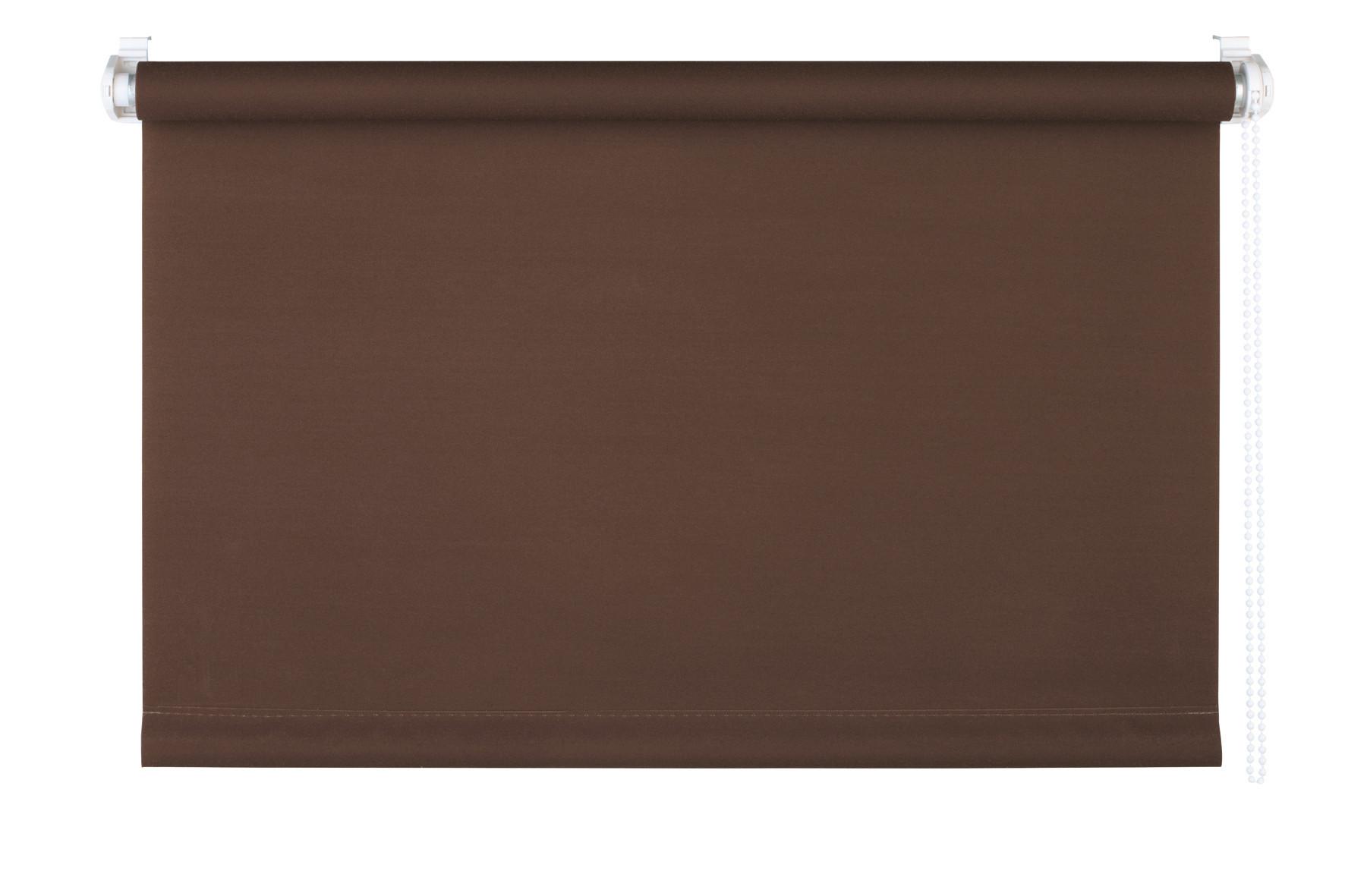 Rollo Win Braun B: 120 cm - Braun, Basics, Textil (120/160cm)