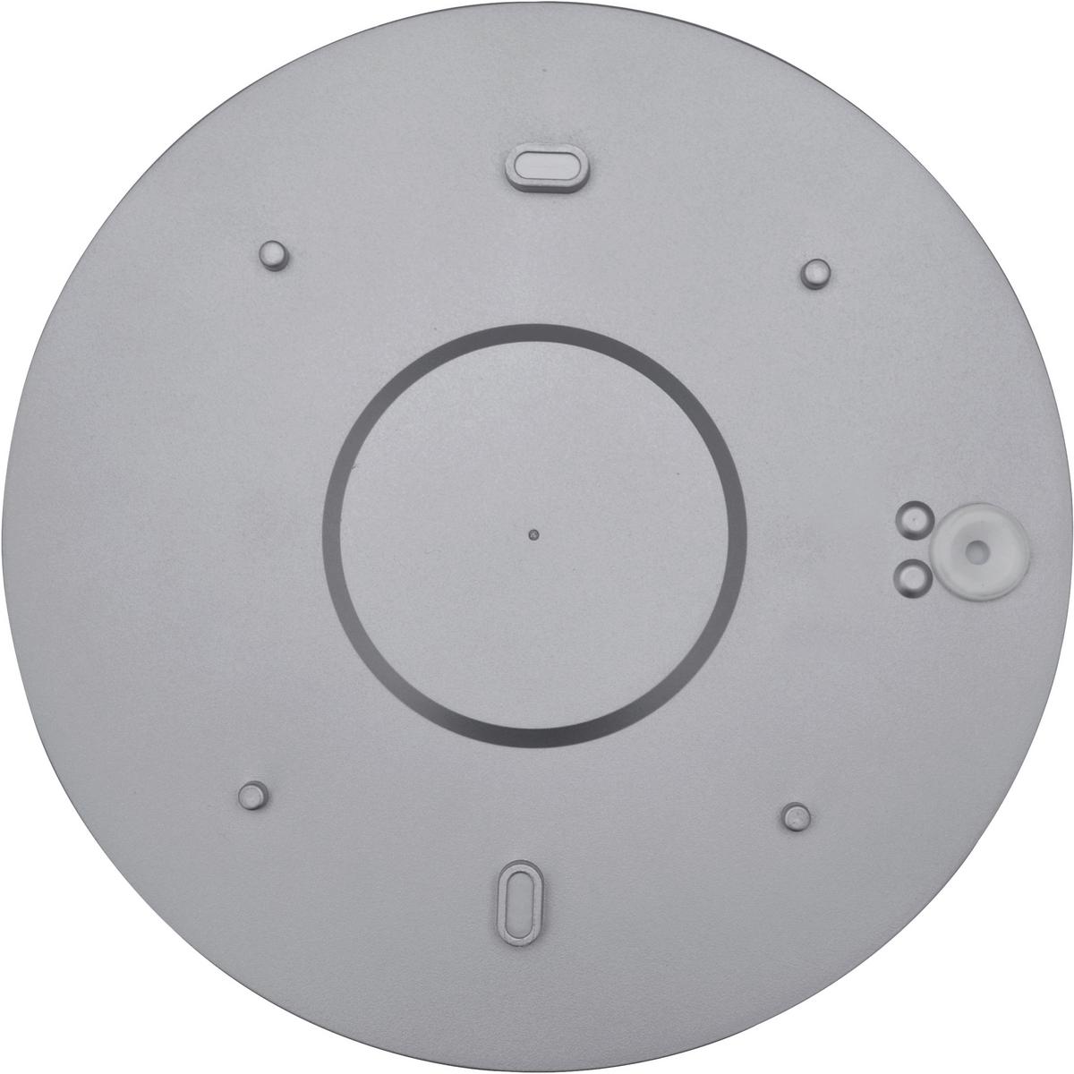 LED-Deckenleuchte Ø 28 cm, für In- und Outdoor - Silberfarben, Basics, Kunststoff (28/5,1cm)