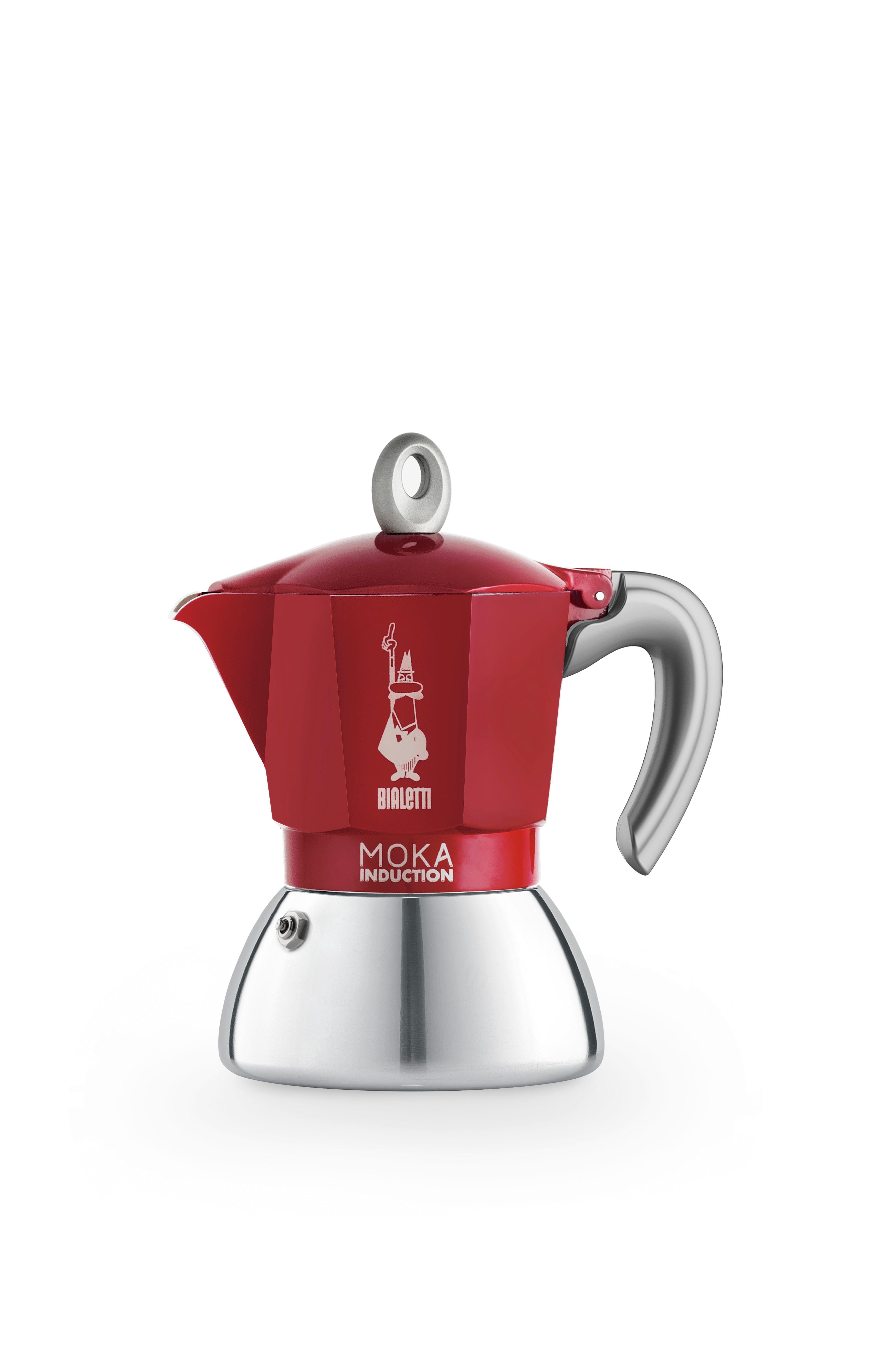 ESPRESSOKOCHER 14x11,5x17,5 cm - Rot, Basics, Kunststoff/Metall (14/11.5/17.5cm) - Bialetti