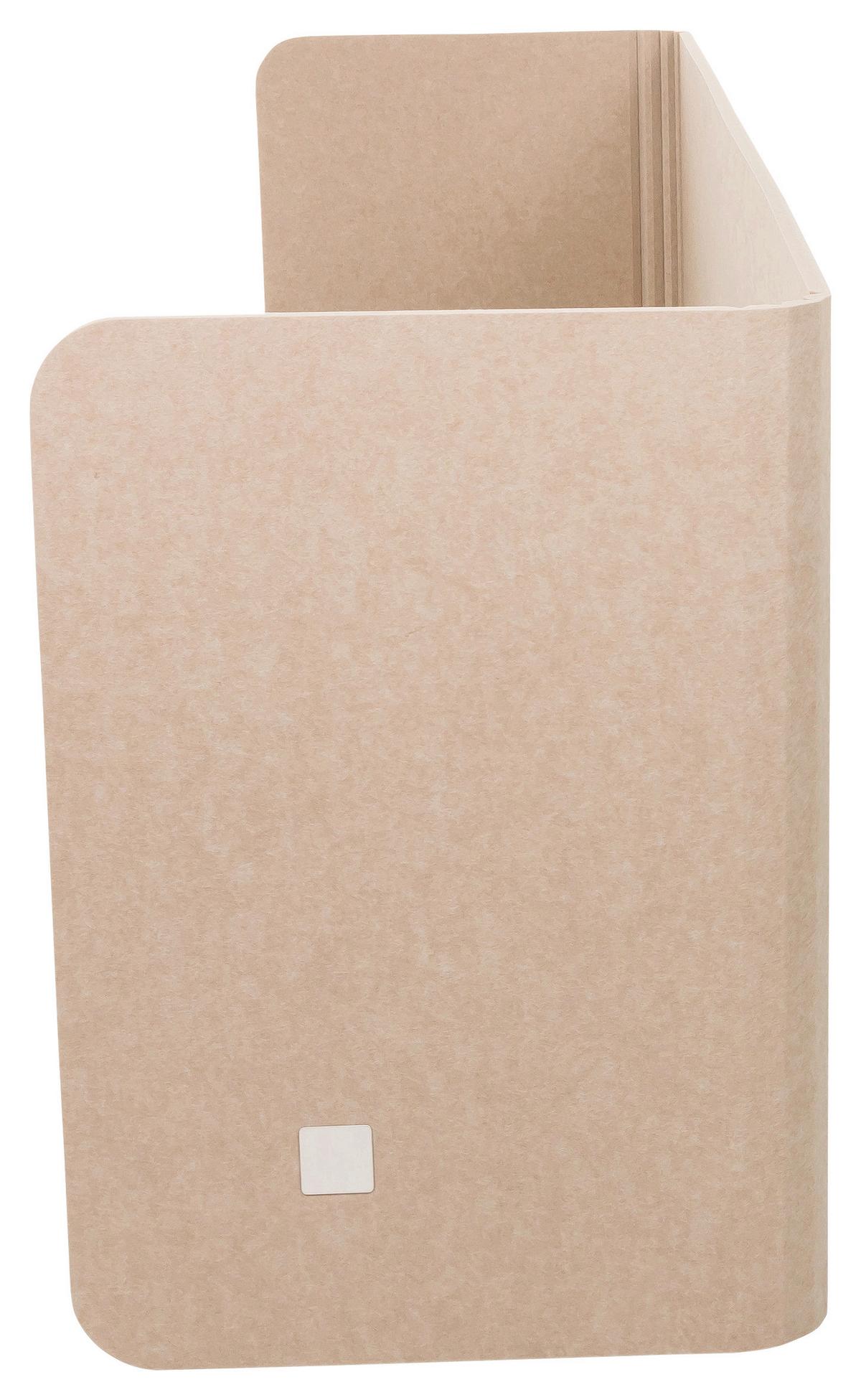 Trennwand Flexmiut U - Beige, Basics, Kunststoff/Textil (160/40/2cm) - MID.YOU