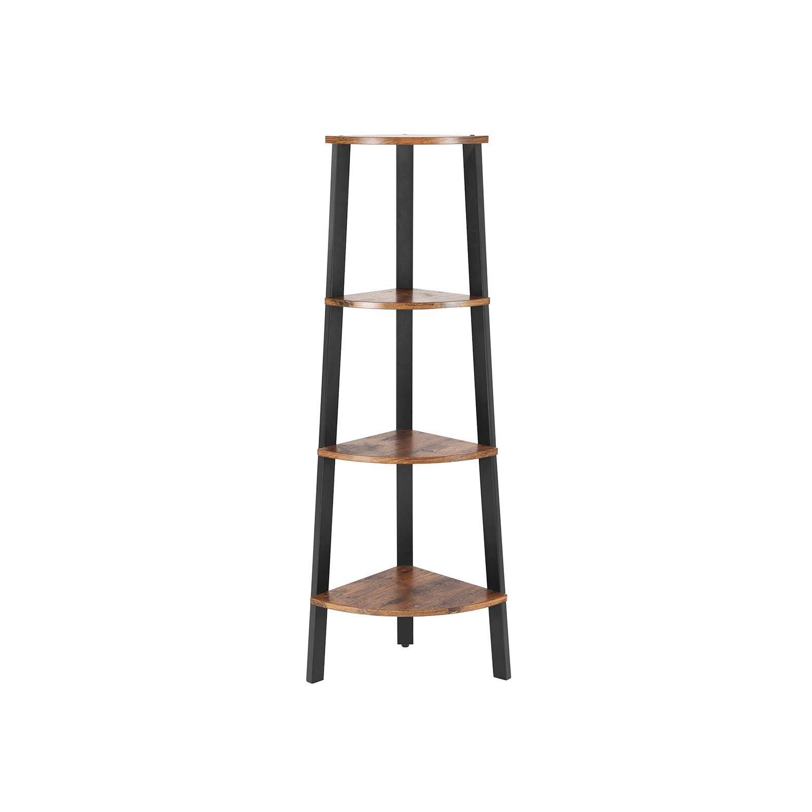 Regal Iron B: 33,9 Cm Braun/schwarz - Schwarz/Braun, Basics, Holzwerkstoff (33,9/124,5/33,9cm) - Boxxx