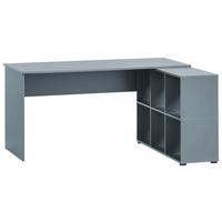 Schreibtisch Serie 500 Blau B: 150 cm - Blau, MODERN, Holzwerkstoff (150/73,6/121,6cm) - MID.YOU
