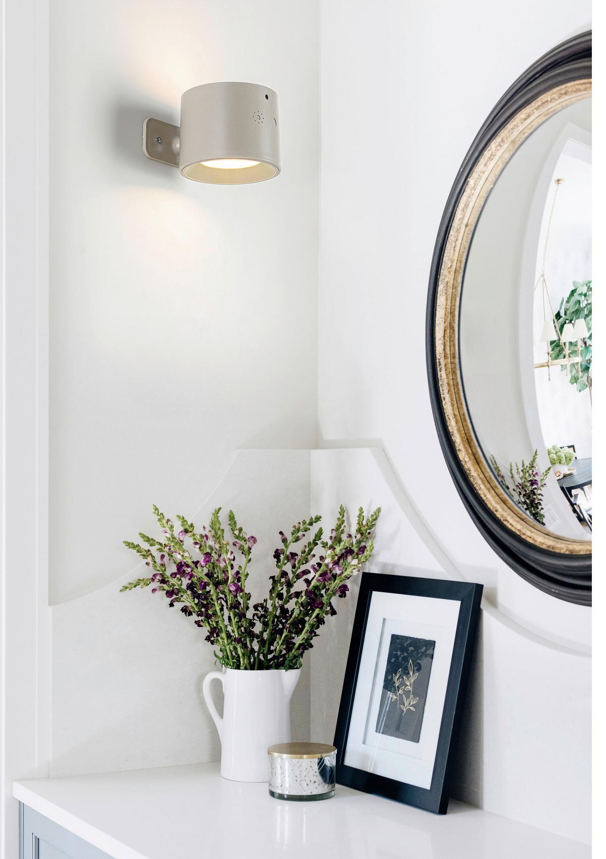 NÁSTĚNNÉ LED SVÍTIDLO RIG2 - pískové barvy, Moderní, kov/plast (9,3/7,5/5,2cm) - Mömax
