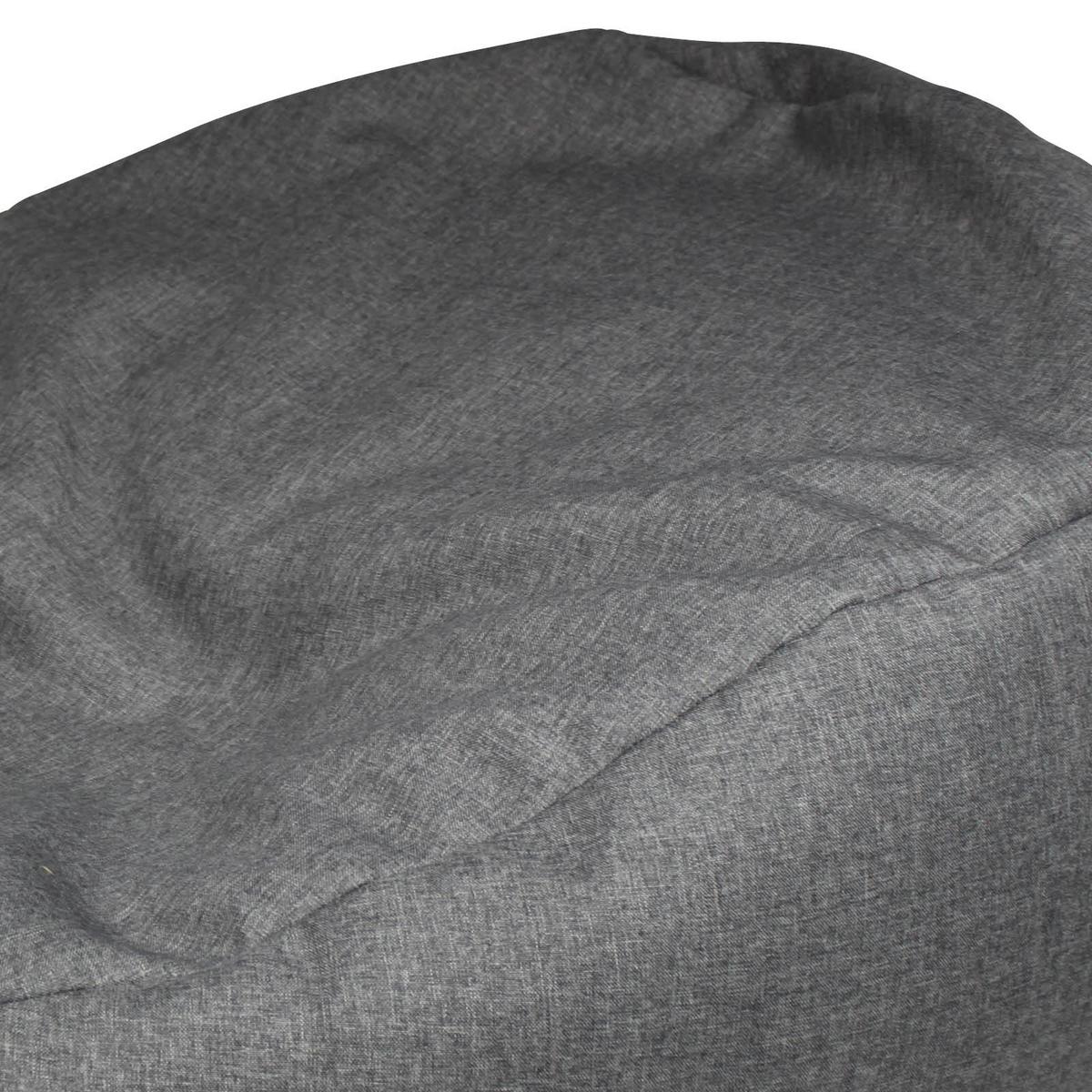 Sitzsack Buzz Soft Grau - Grau, Basics, Textil (85/120/85cm) - Ondega