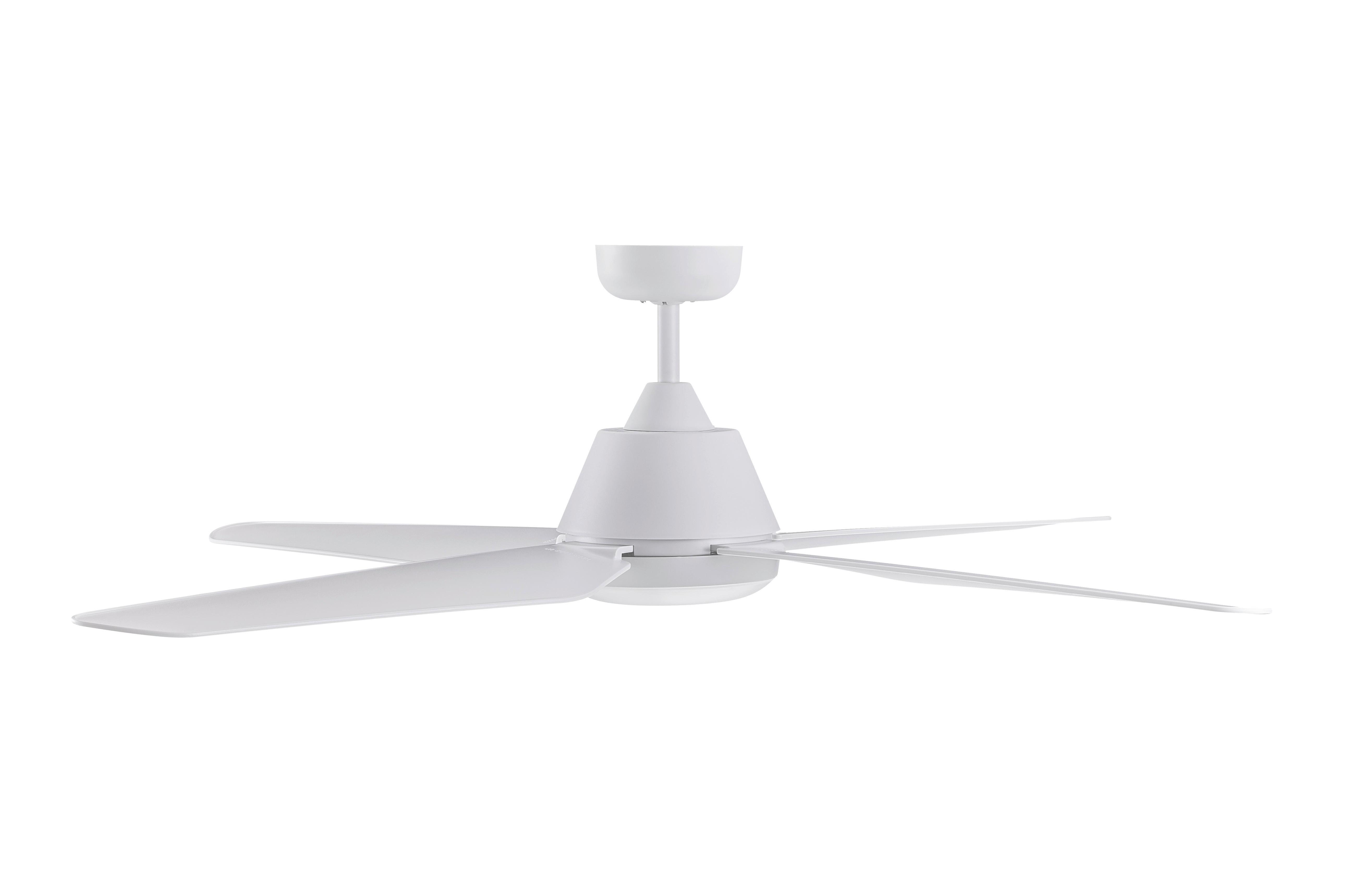 Deckenventilator Lucci Air Aria Weiß 4-Flügel,led-Leuchte