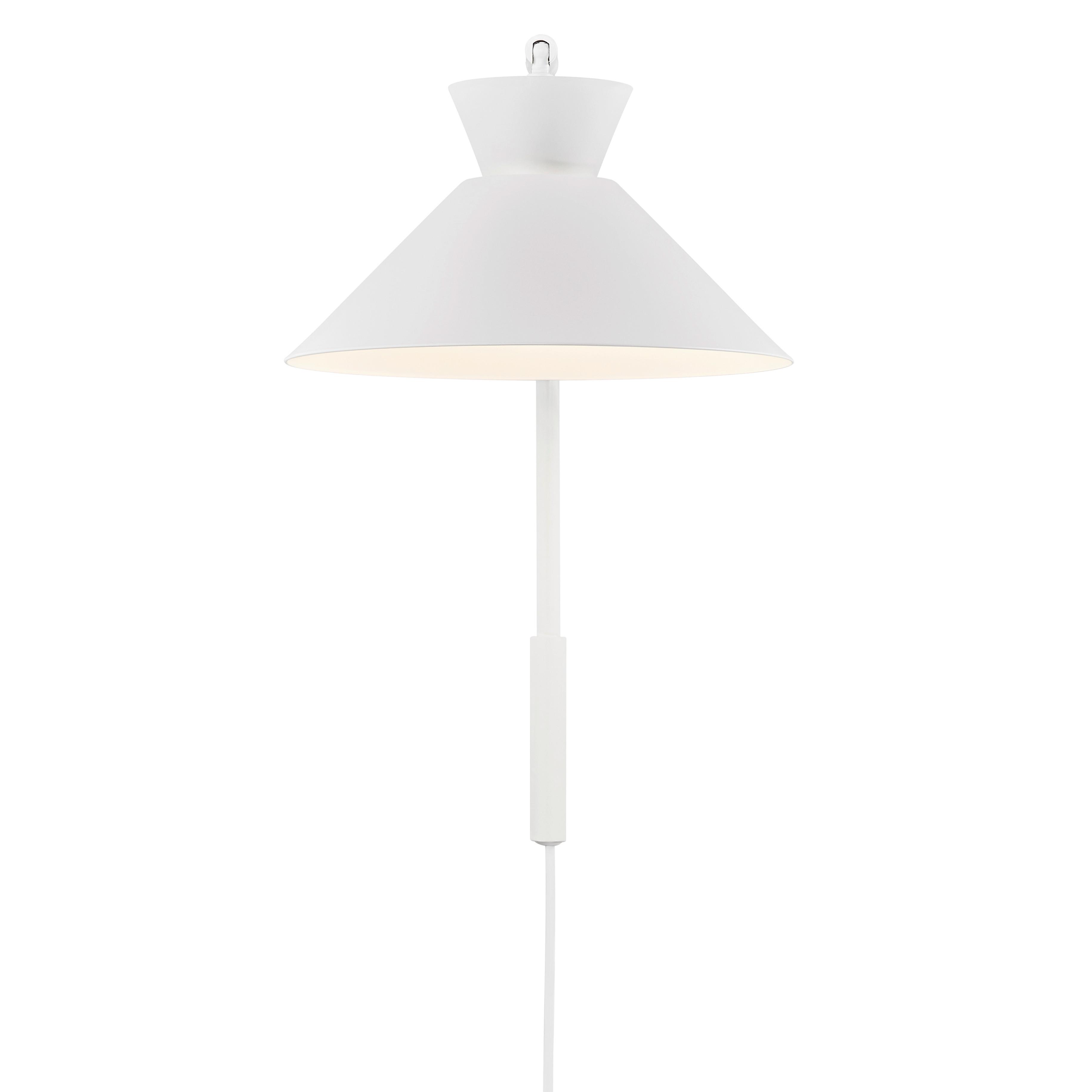 Wandleuchte Dial Weiß D: 25 cm - Weiß, KONVENTIONELL, Metall (25/40,2cm) - Nordlux