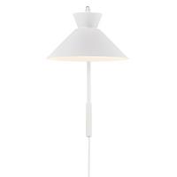 Wandleuchte Dial Weiß D: 25 cm - Weiß, KONVENTIONELL, Metall (25/40,2cm) - Nordlux