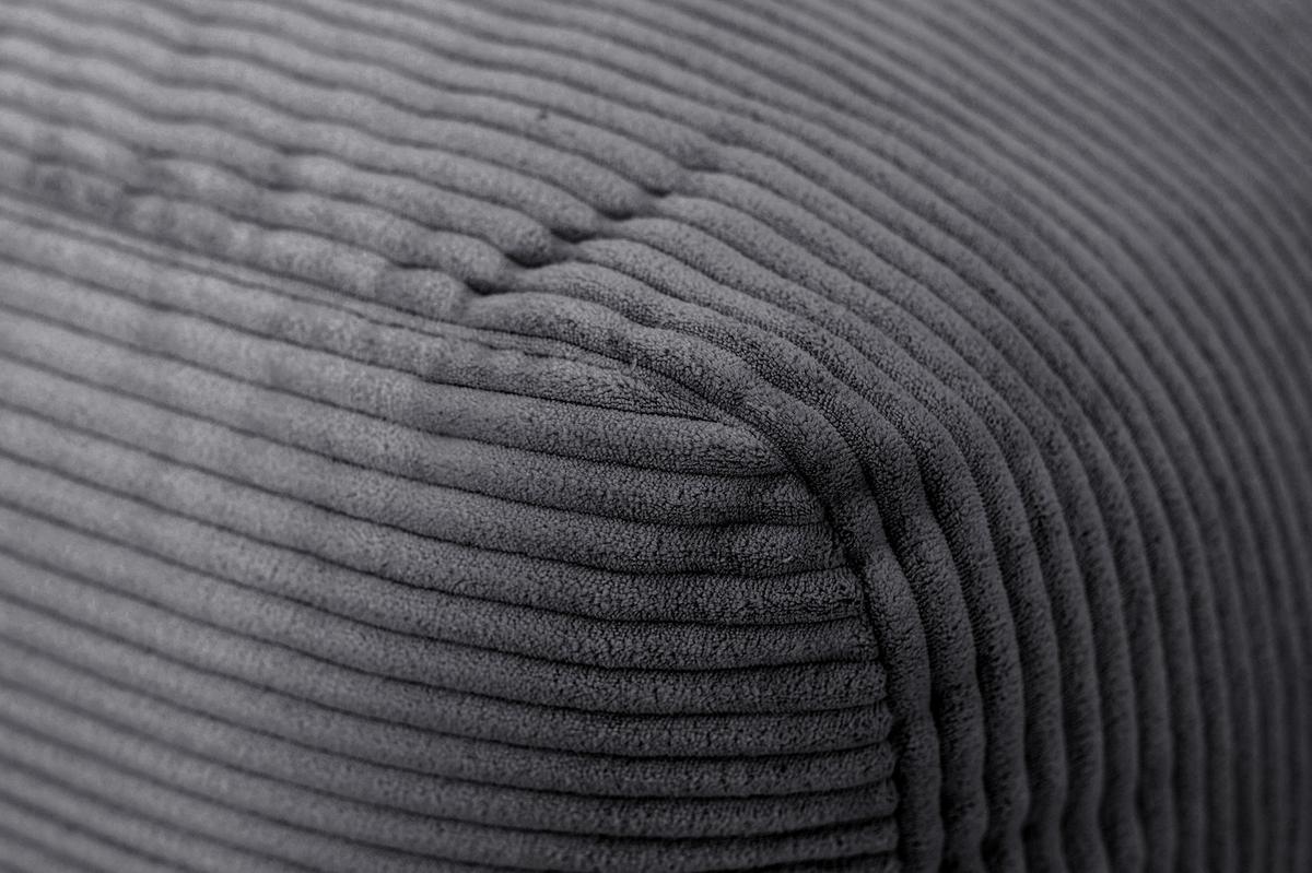 Sitzsack Cubi Cord grau, Indoor, B: 60cm - Grau, Basics, Textil (60/40/50cm)