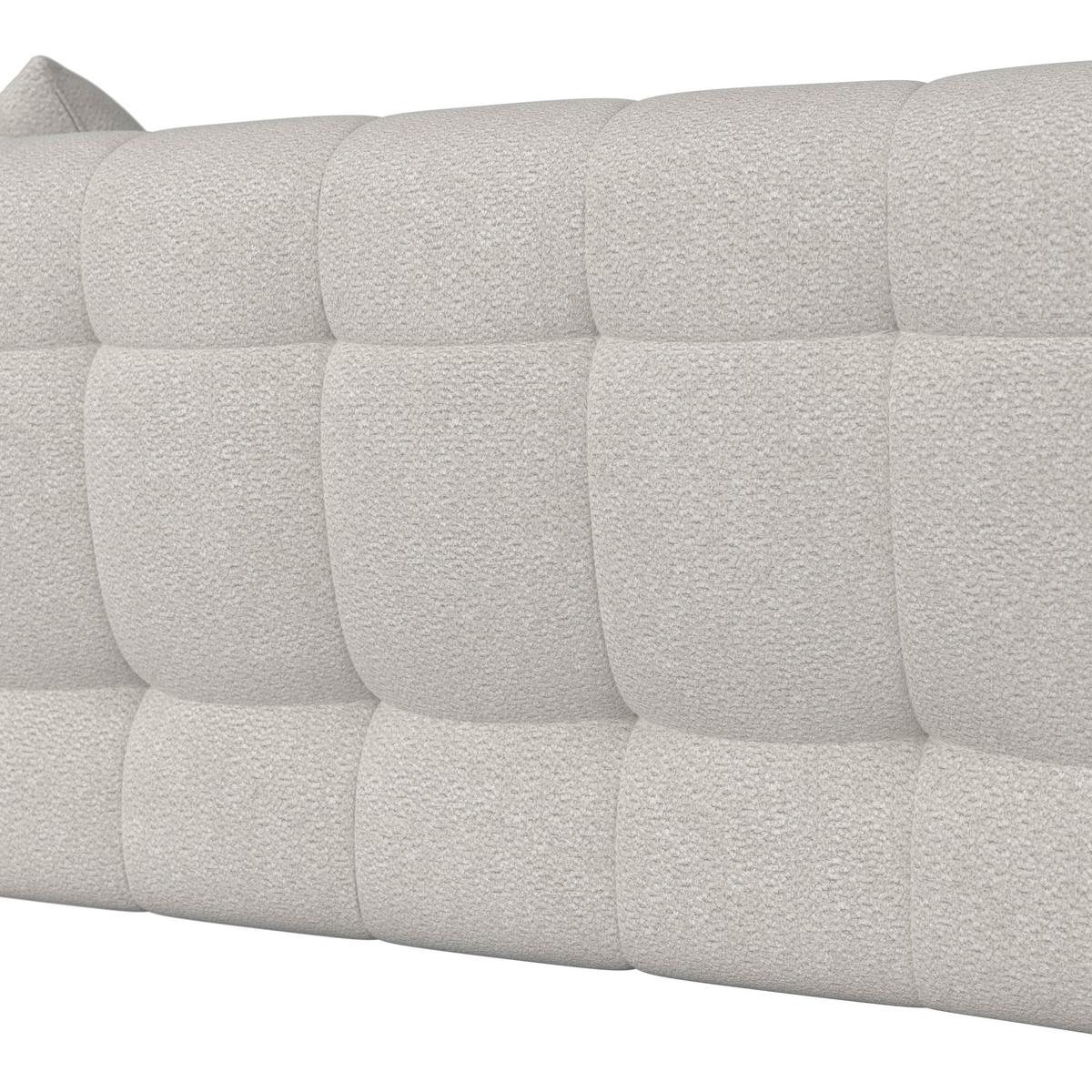 Sedacia súprava MAGDA, obojstranná, sivobéžové buklé - čierna/sivobéžová, Modern, drevo/textil (268/157cm) - Bessagi Home