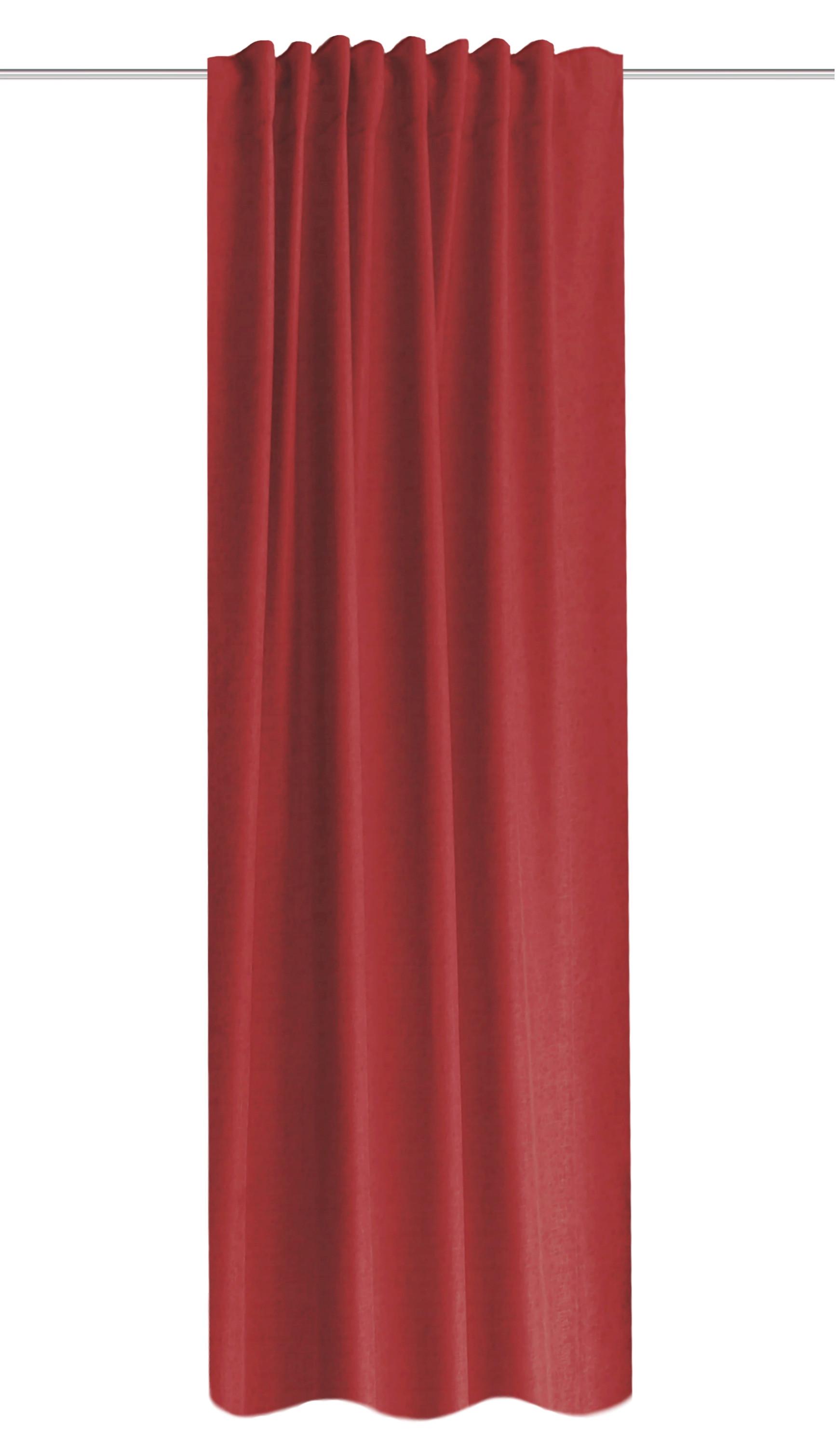 Wärmeschutzvorhang Eskimo Bordeaux B: 135 cm - Bordeaux, Basics, Textil (135/245cm) - Schmidt W. Gmbh