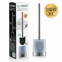 WC-Bürste Loomaid Stehend Kunststoff/Metall - Anthrazit, Basics, Kunststoff/Metall (15,50/15,50/39cm)