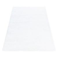 Hochflor Teppich Weiß Brilliant 240x340 Cm - Weiß, Basics, Textil (240/340cm)