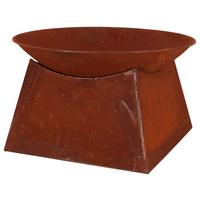 Feuerschale Hawkins - Braun, MODERN, Metall (56.3/33cm)