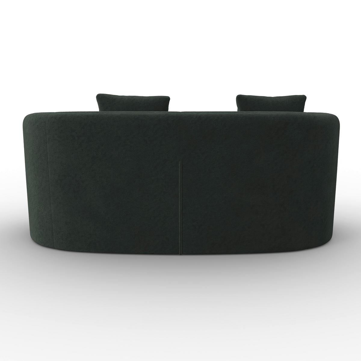 Pohovka JULIE, zelená ženilka, max. 360 kg - zelená, Modern, drevo/textil (178/66/82cm) - Bessagi Home