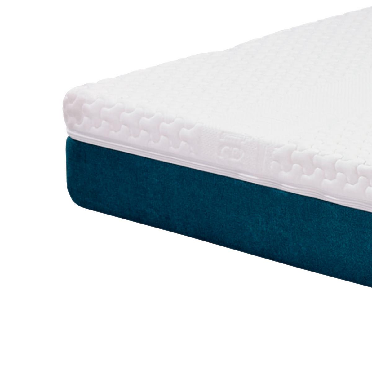 Dětská matrace ENJYO-ZOE 90x200cm, H2, modrá - bílá/tyrkysová, textil (90/200cm) - Primatex