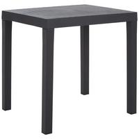 Gartentisch Club - Anthrazit, Basics, Kunststoff (78/65/72cm)
