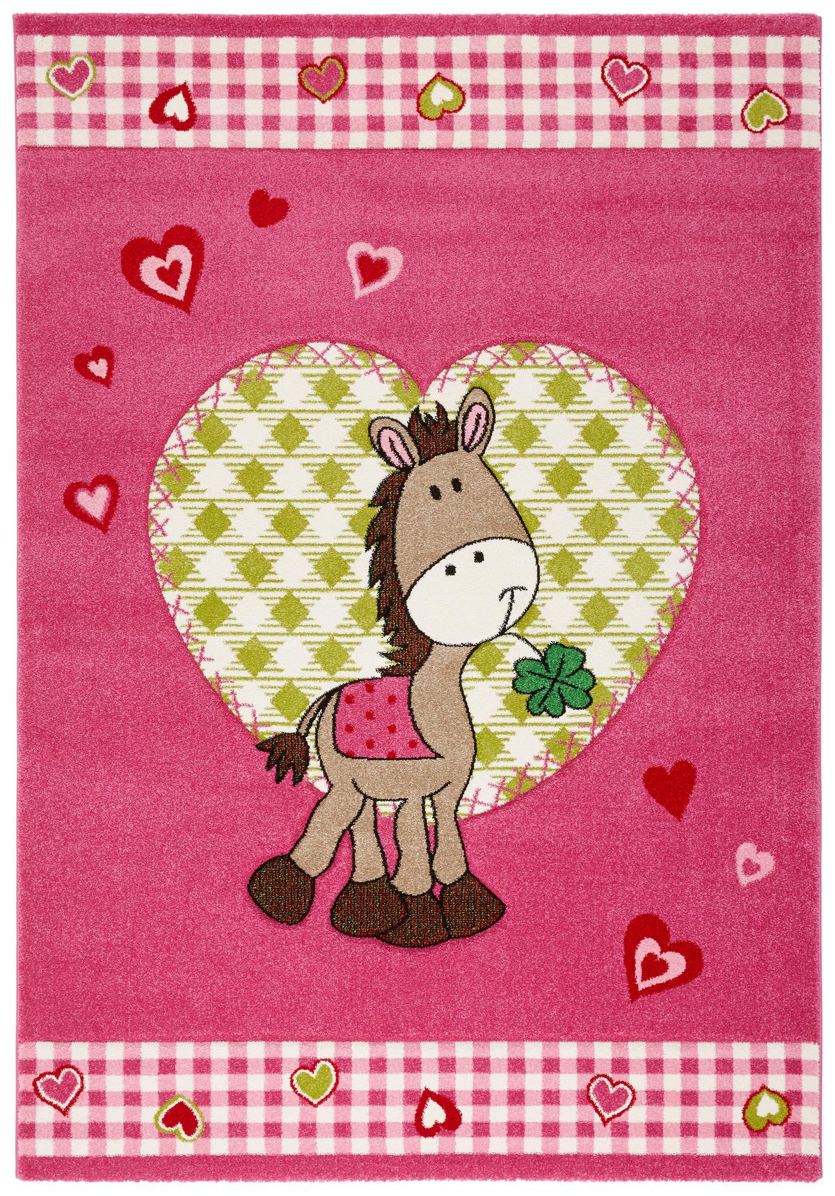 DĚTSKÝ KOBEREC Pony, 120/170cm, růžová - pink, textil (120/170cm) - Modern Living
