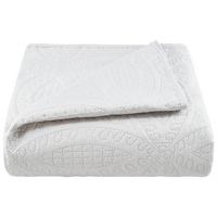 Tagesdecke Agnes 220x240 cm Silber, Synthetikfaser - Silberfarben, ROMANTIK / LANDHAUS, Textil (220/240cm) - James Wood