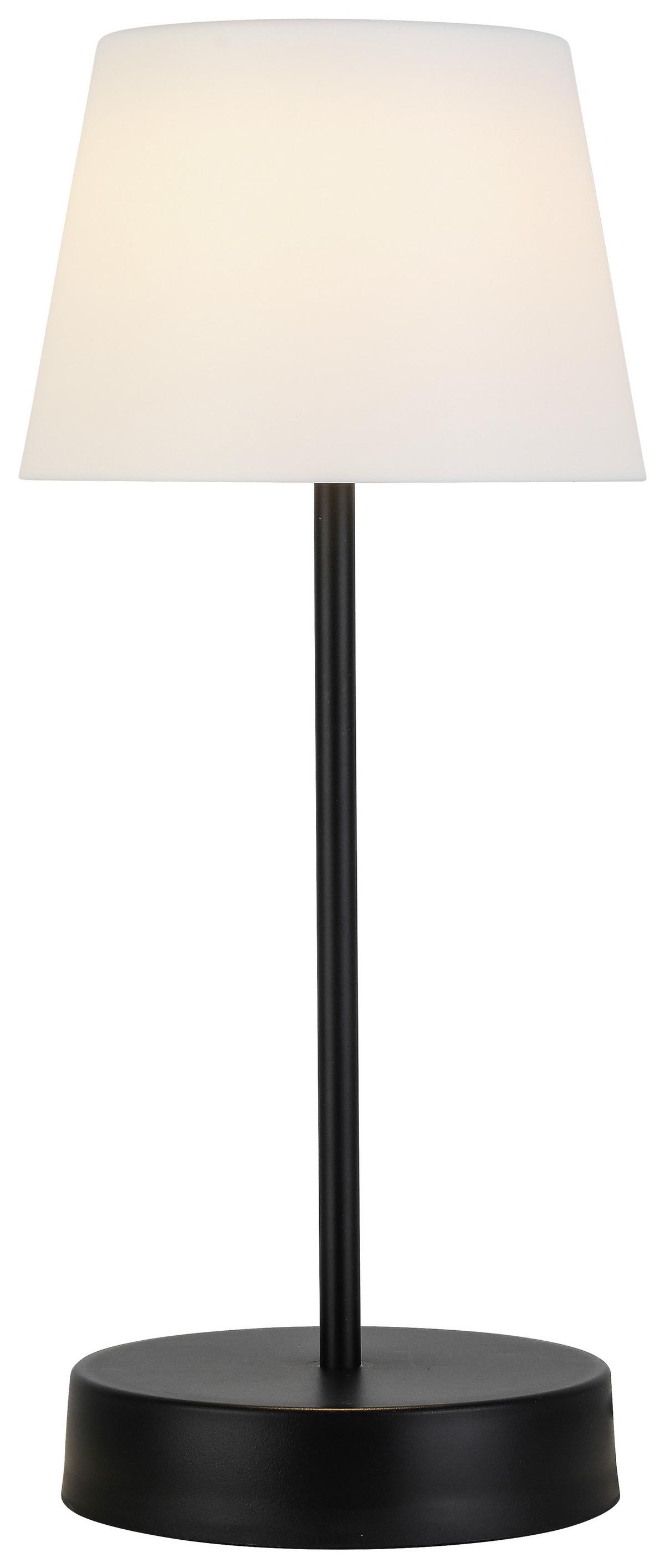 Led Asztali Lámpa Frodo - fekete/fehér, Modern, műanyag (15/33,5cm) - Luca Bessoni