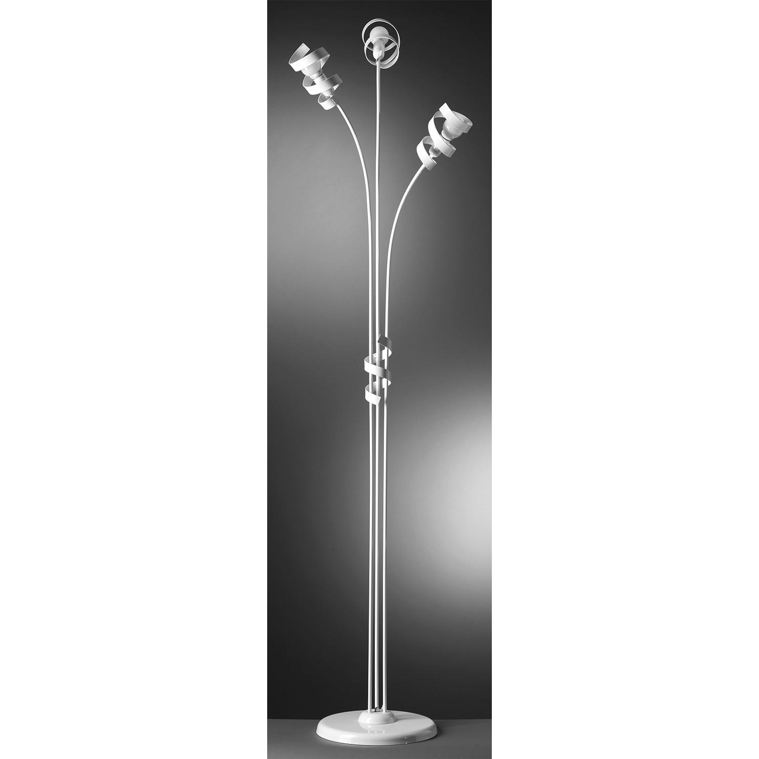 Stehleuchte 4812/Ptb - Weiß, Design, Metall (55/190cm)