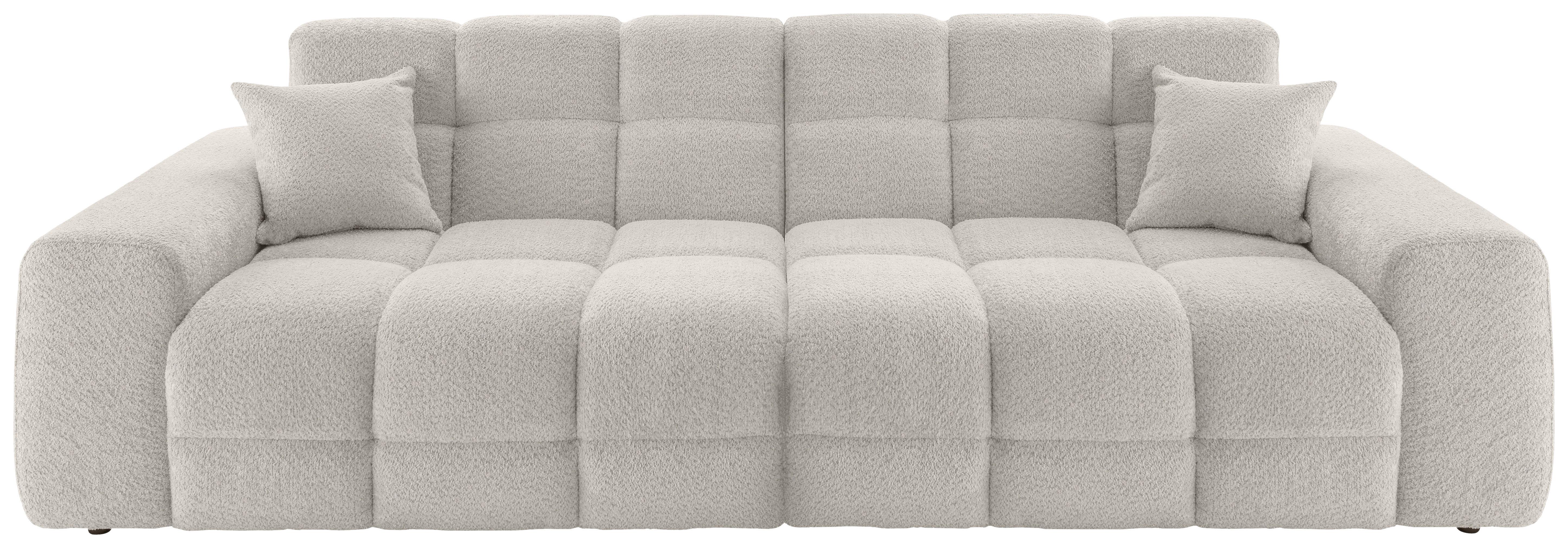 Viersitzer-Sofa Bosco, Weiß B: 300 cm - Schwarz/Weiß, MODERN, Textil (300/87/120cm) - Livetastic