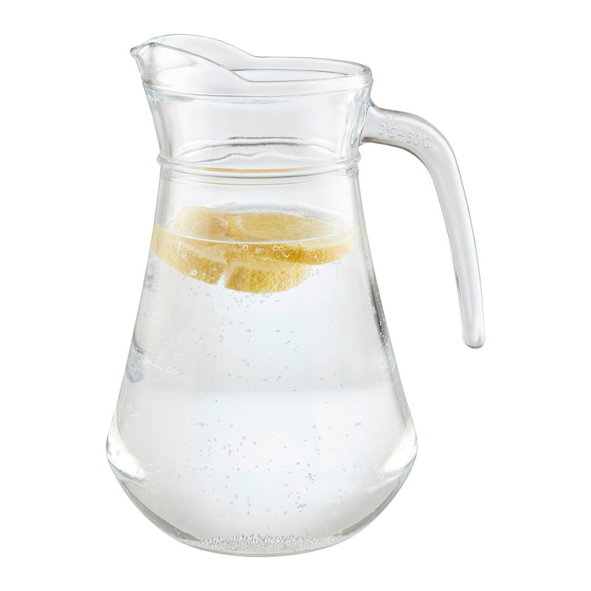 Sklenený džbán 1,25L - číra, Konventionell, sklo (9,3/19,7cm) - Mömax