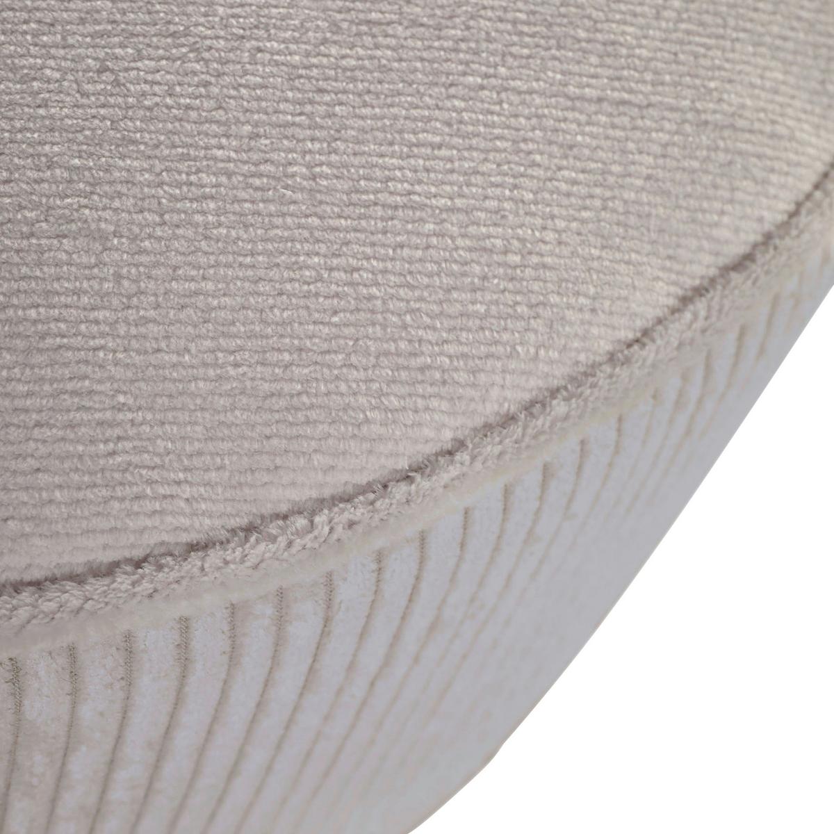 Hocker Borrby, Naturfarben D: 75 cm - Schwarz/Naturfarben, KONVENTIONELL, Textil (75/38cm) - MID.YOU