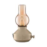 Akku-tischleuchte Glimt Beige/weiß - Beige/Weiß, Trend, Metall (21/25cm)