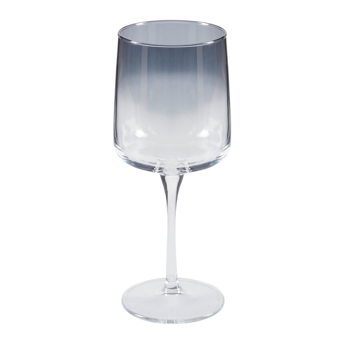 Borospohár Rene Kb. 430ml - fekete, Basics, Üveg (430ml) - Luca Bessoni