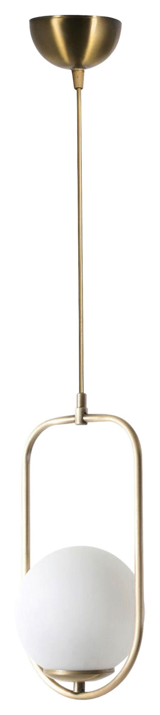 Deckenleuchte, E27 3808007801 - Weiß/Kupferfarben, Trend, Metall (70/18/18cm) - P & B