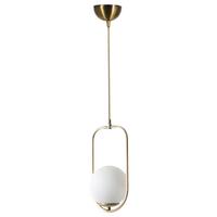 Deckenleuchte, E27 3808007801 - Weiß/Kupferfarben, Trend, Metall (70/18/18cm) - P & B