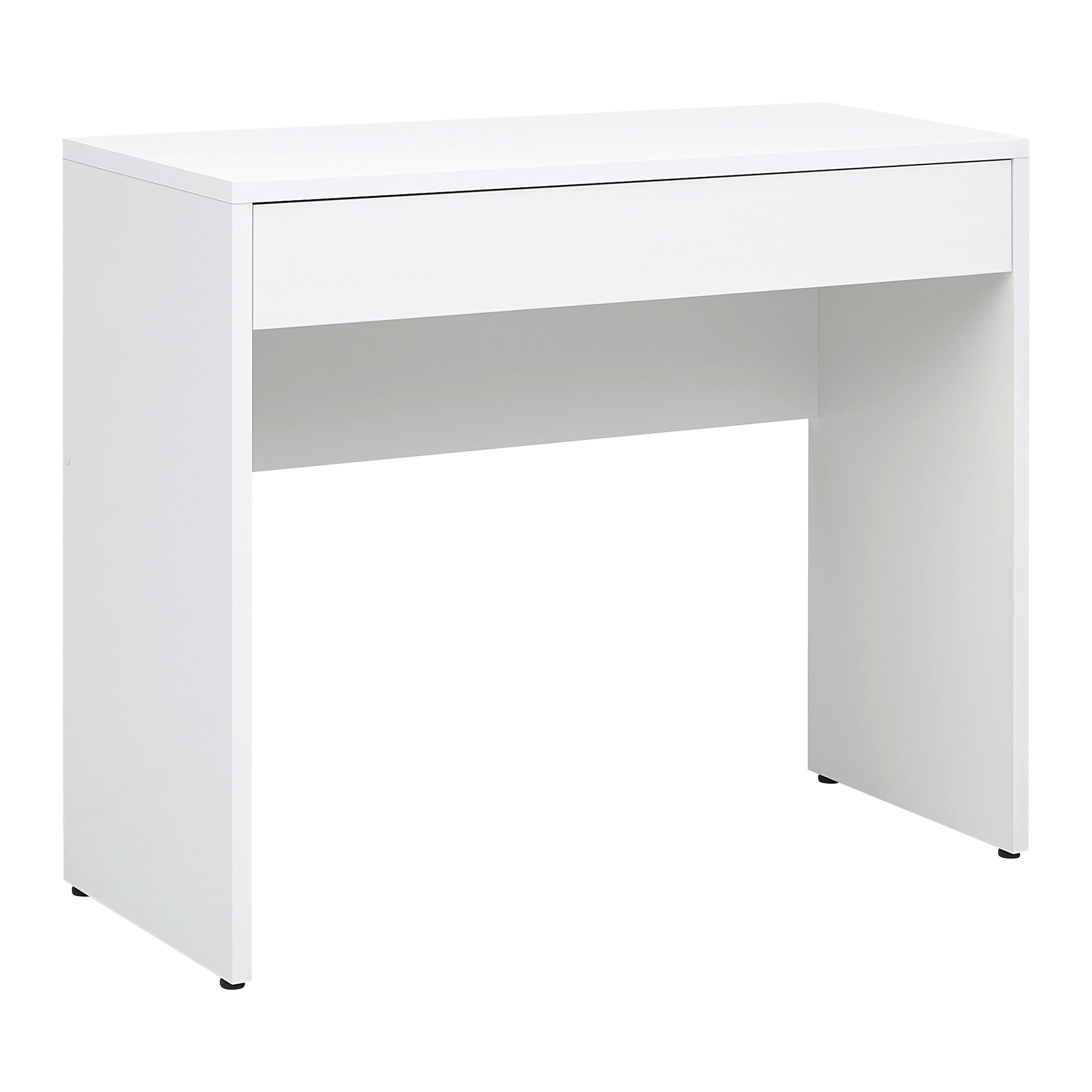 Psací stůl ESPRESSO - bílá, Moderní, kompozitní dřevo (100/81,4/40,5cm) - Mömax