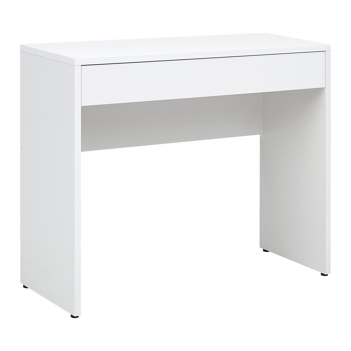 Psací stůl ESPRESSO - bílá, Moderní, kompozitní dřevo (100/81,4/40,5cm) - Mömax