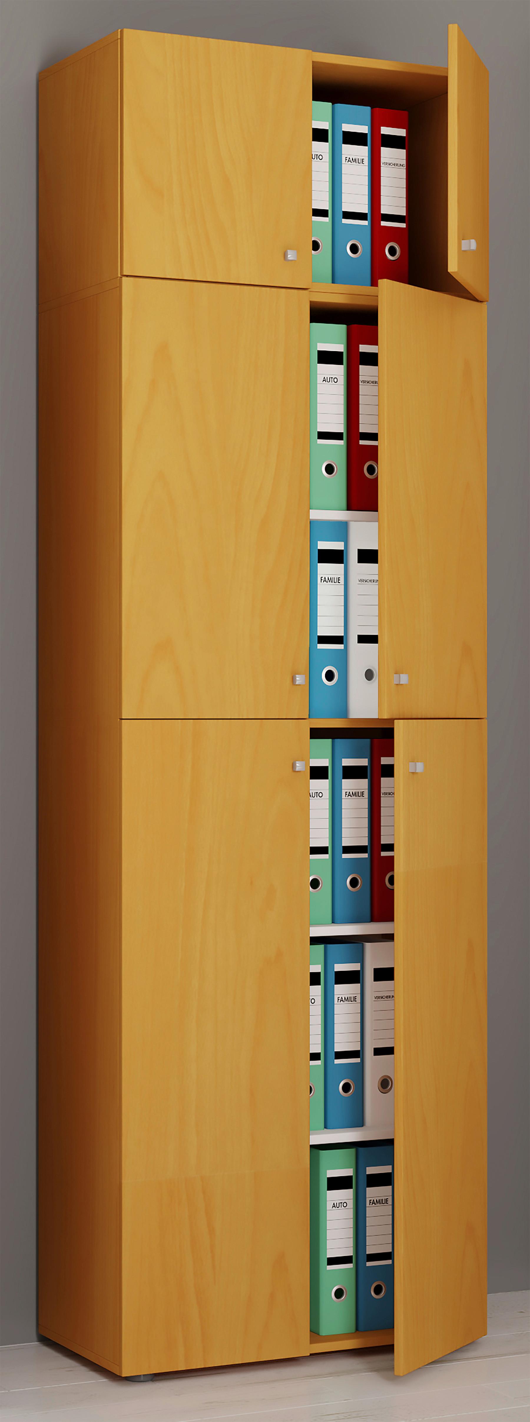 Aktenschrank Lona Buchefarben B: 70 cm - Buchefarben, MODERN, Holzwerkstoff (70/223/39cm) - MID.YOU