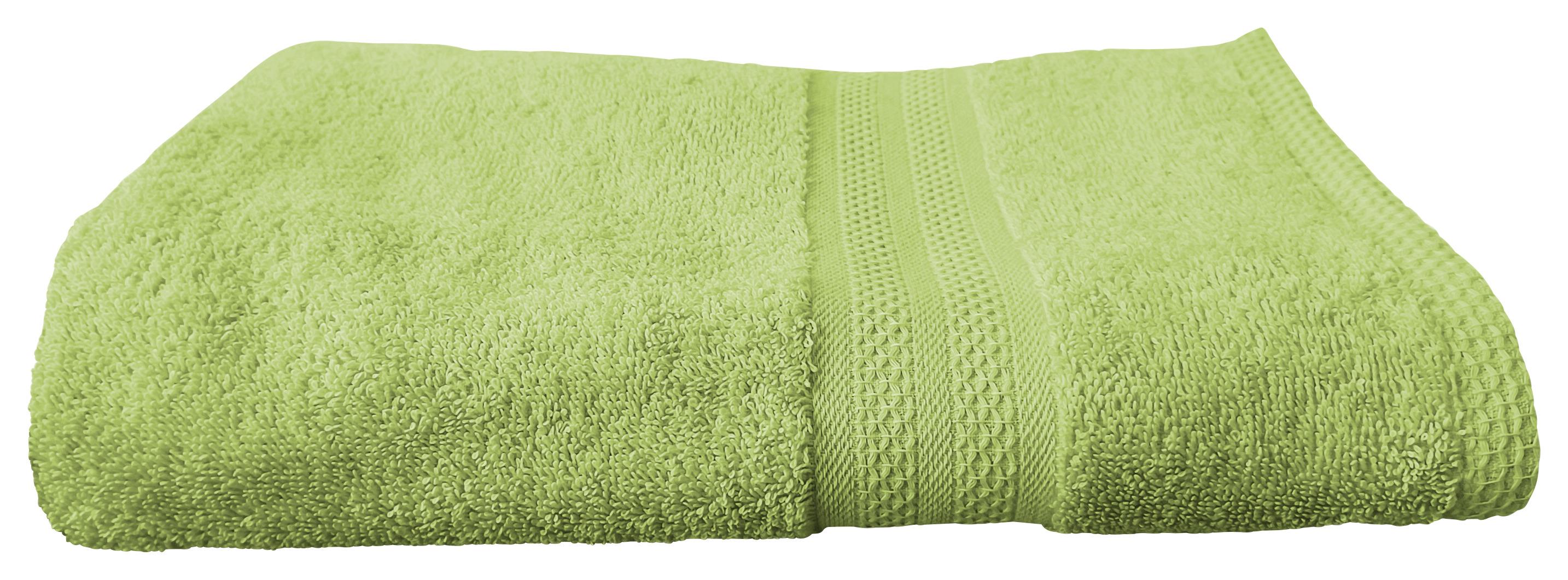 Handtuch Lala Baumwolle 400 G/M2 Grün 45x90 cm - Grün, KONVENTIONELL, Textil (45/90cm) - Ondega