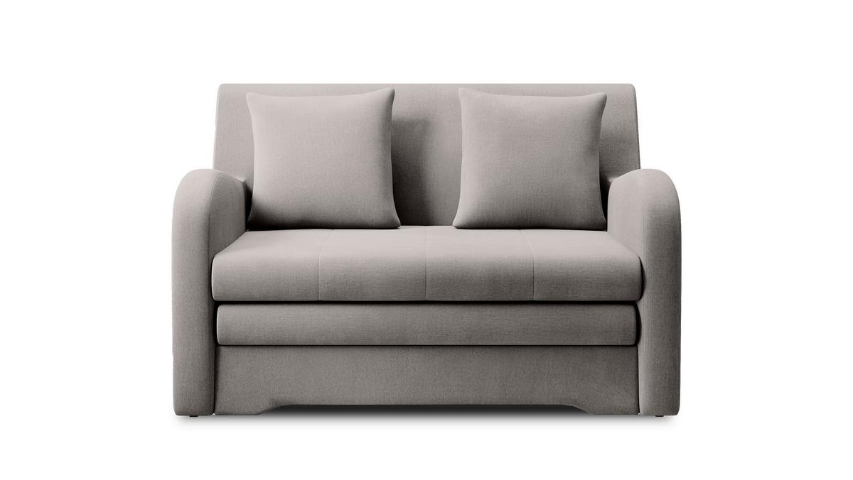 Schlafsofa Ario Grau, B: 244 Cm - Hellgrau/Schwarz, Design, Textil (244/97/97cm) - MID.YOU