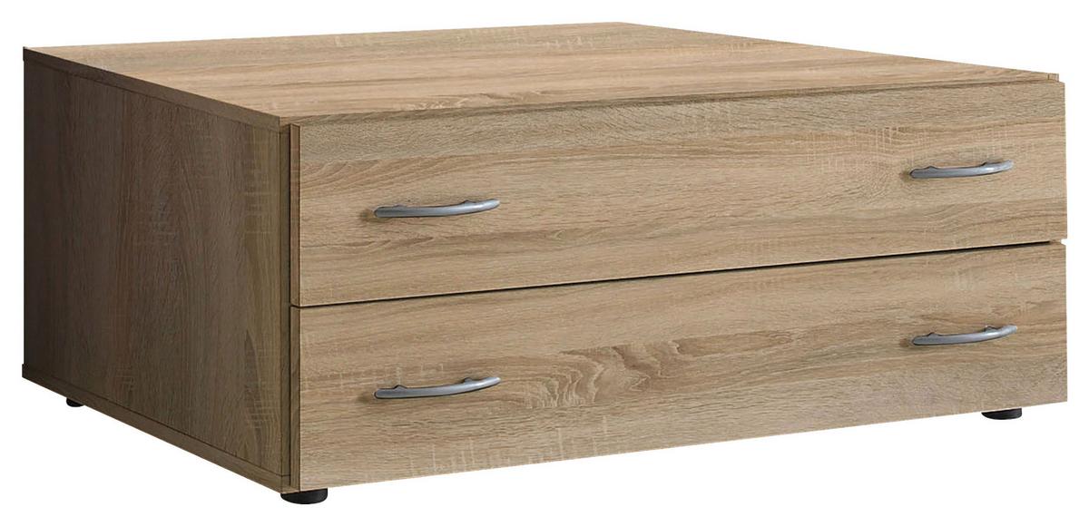 Schubladenbox B: 81 cm Joe Sonoma Eiche Dekor - Sonoma Eiche, Basics, Holzwerkstoff (81/33/51cm)