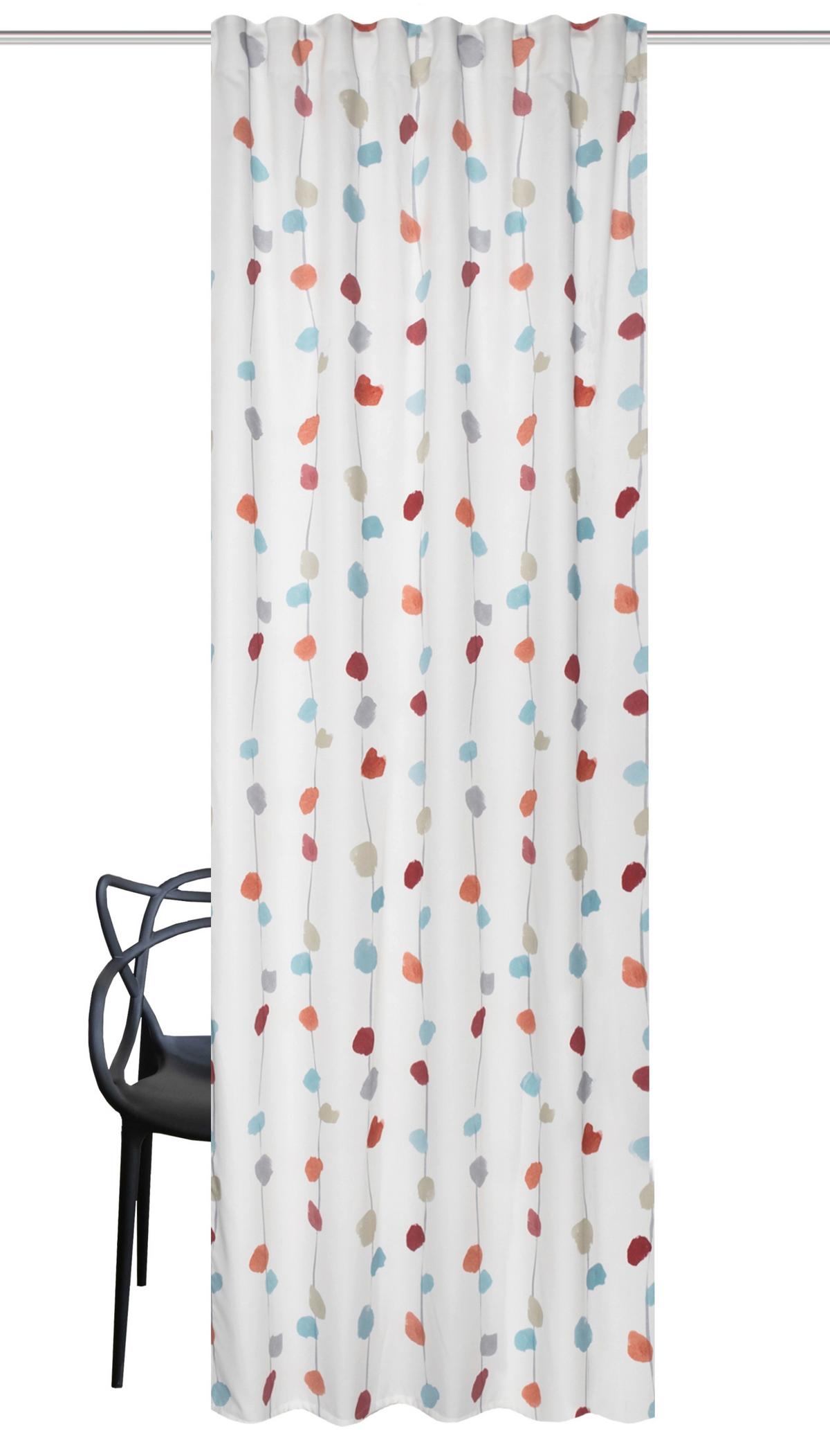 Fertigvorhang Effie - Terracotta, KONVENTIONELL, Textil (135/245cm)