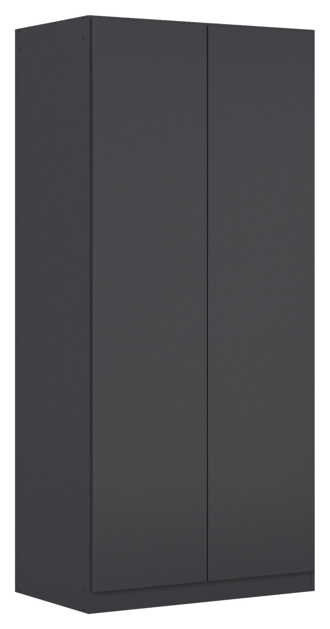 Drehtürenschrank Costa Grau B: 91 cm - Grau, MODERN, Holzwerkstoff (91/197/54cm) - Rauch Möbel