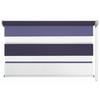 Doppelrollo Just Triple Grau, Weiß, Violett B: 80 Cm - Violett/Weiß, Basics, Textil (80/210cm) - Homeware