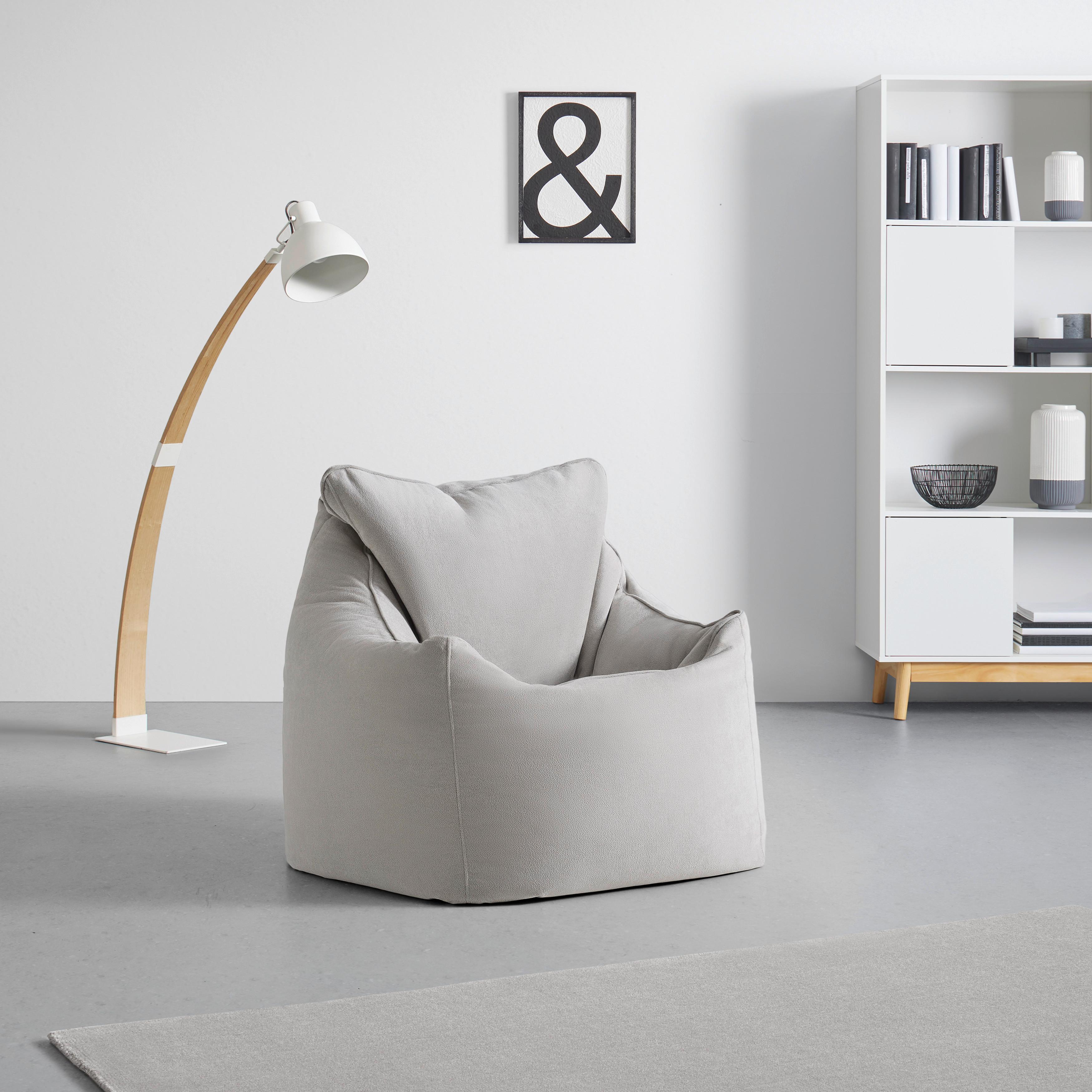 Sedací vak STORVIK, béžová, max. 90 kg - béžová, Modern, textil (100/75/100cm) - Mömax
