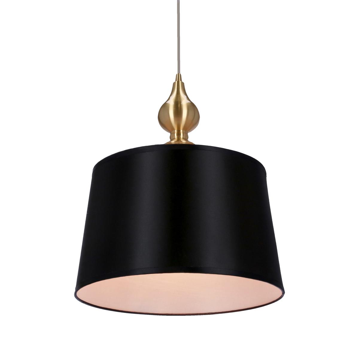 Pendelleuchte 31-09241 Prima Gold - Goldfarben/Schwarz, KONVENTIONELL, Kunststoff/Metall (35/35/120cm)