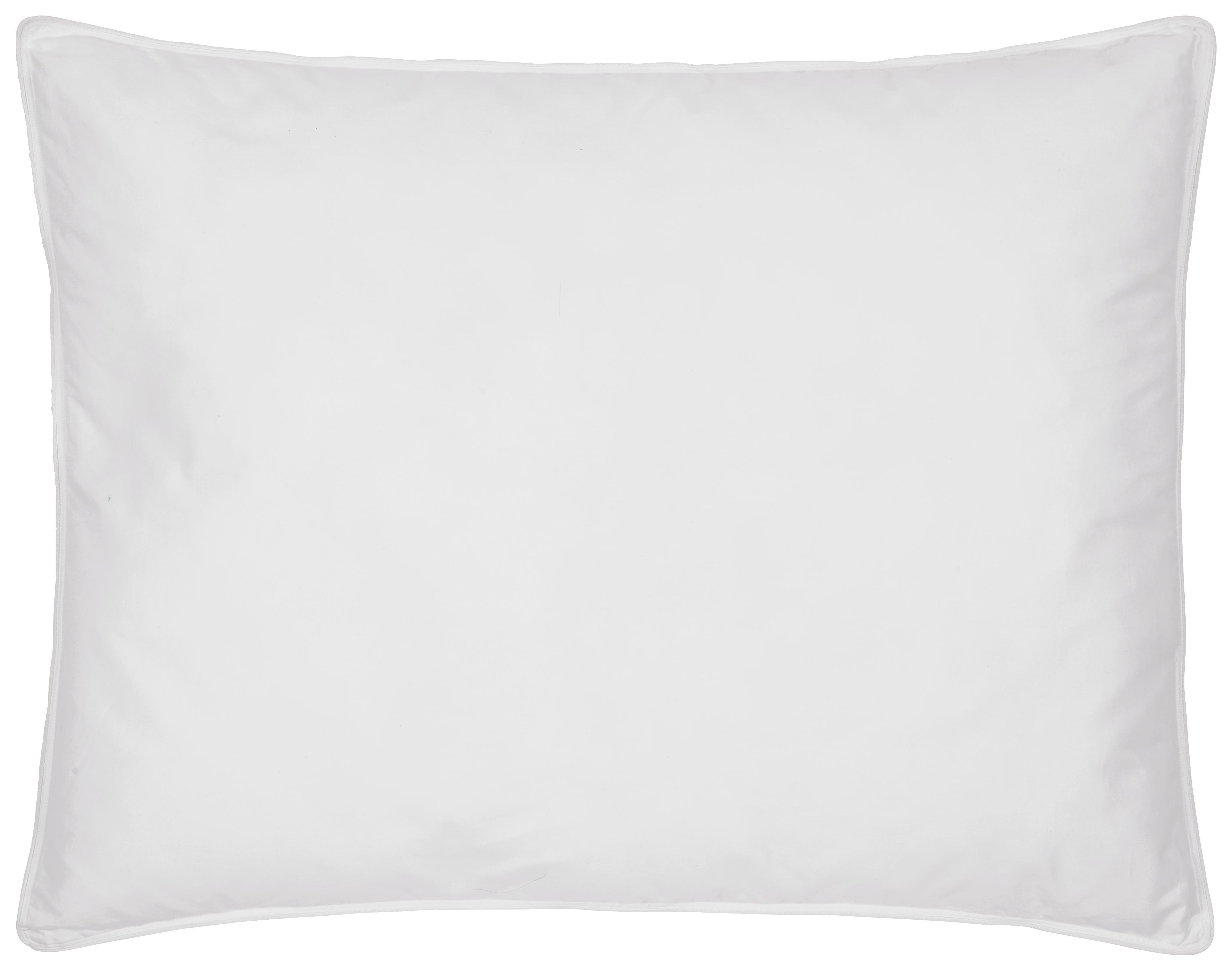 Kopfpolster Barbara - Daunentouch - Weiß, KONVENTIONELL, Naturmaterialien/Textil (70/90cm) - Primatex