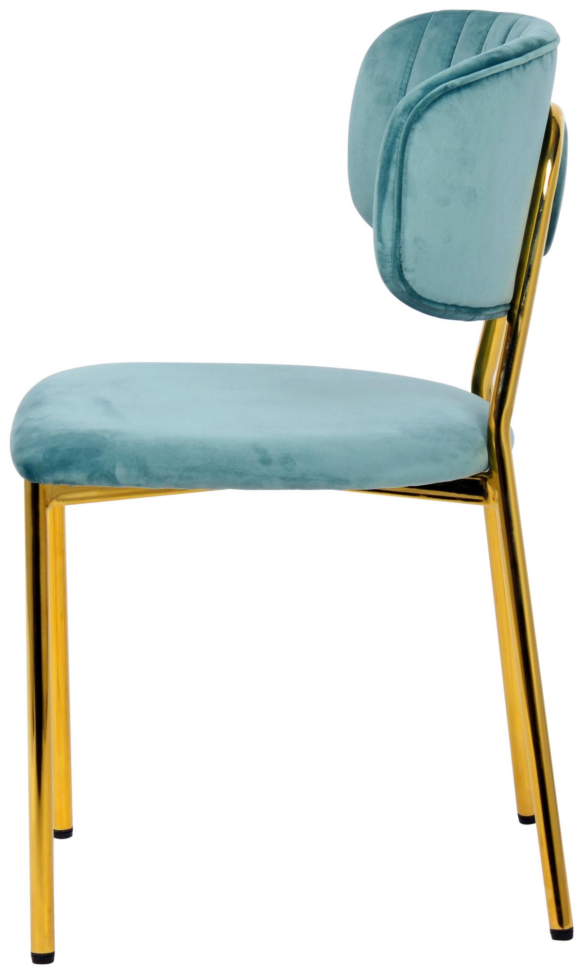 SADA STOLIČIEK GISELLE 125 - zlatá/zelená, Design, kov/plast (47/80/51cm) - Kayoom