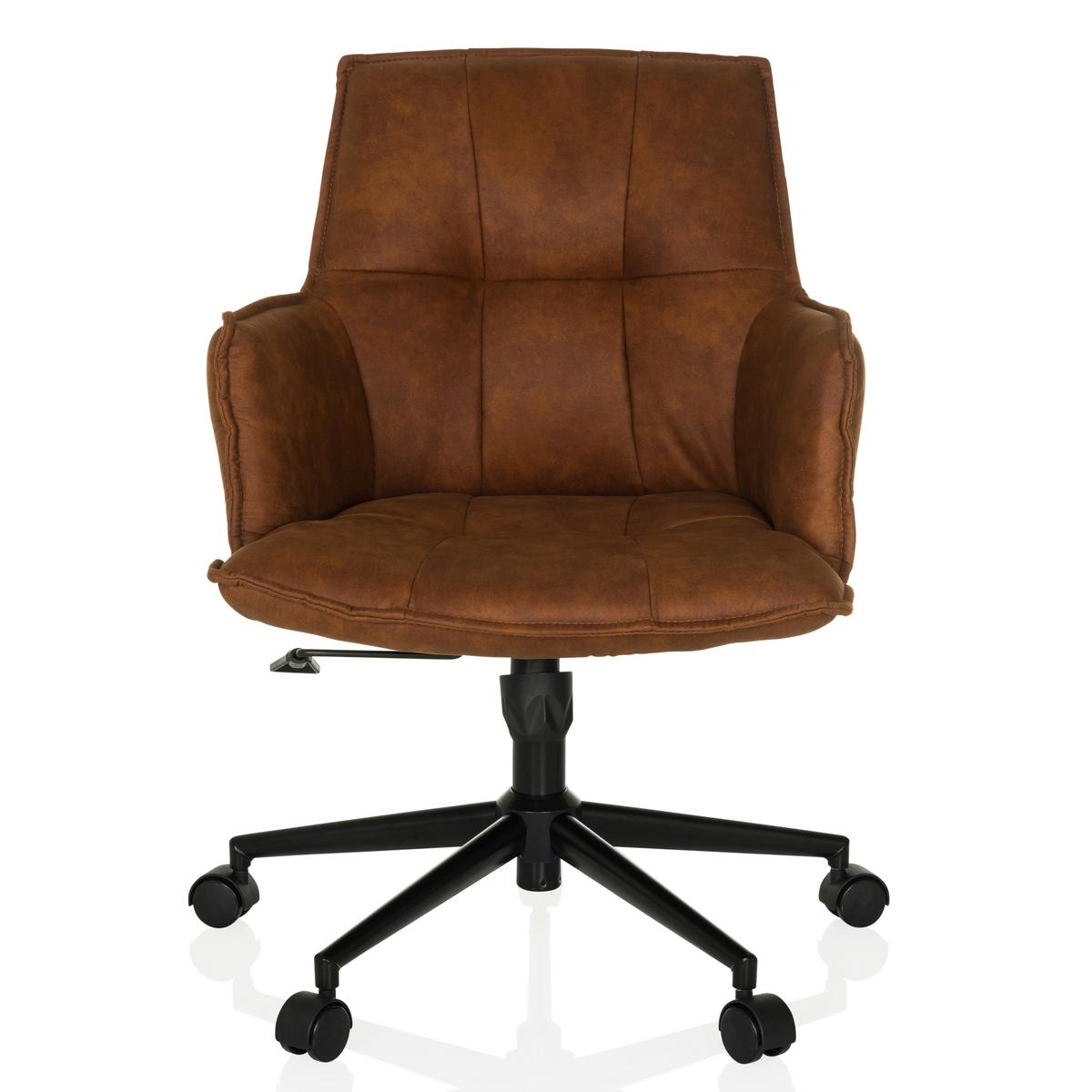 DREHSTUHL Braun B: 54 cm - Schwarz/Braun, MODERN, Kunststoff/Textil (54/85/70cm) - MID.YOU
