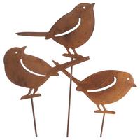 Dekofigur Vogel H: 31 Cm Metall Für Indoor - Rostfarben, Basics, Metall (9/7/31cm)
