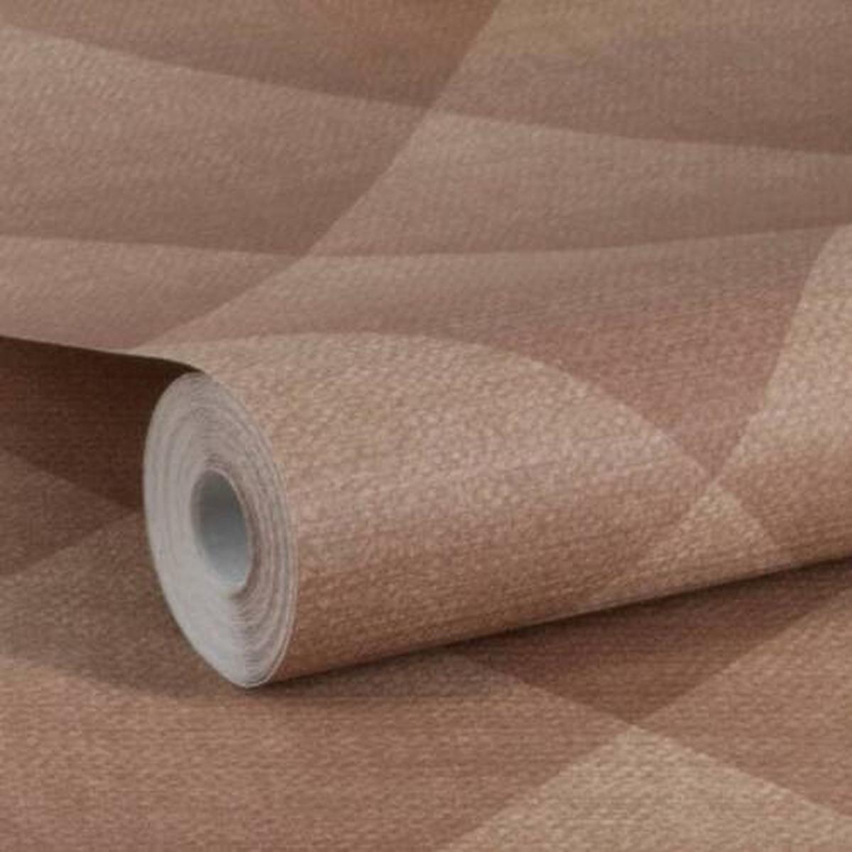 Vliestapete Geo Textur, Rosa - Pink, Basics, Papier/Kunststoff (52/1005cm)