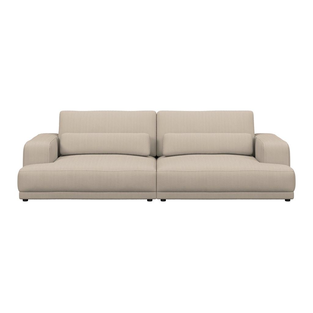 Bigsofa Savona Cord braun, 260x111cm