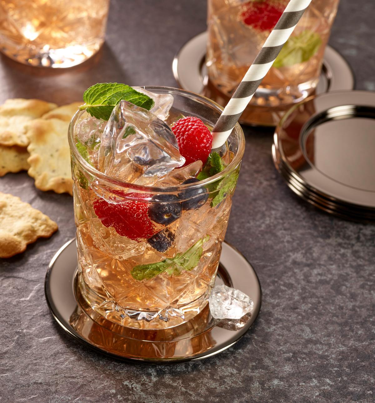 PODLOŽKA ECHTWERK GLASUNTERSETZER-SET - čierna, Design, kov (10,9cm) - Echtwerk